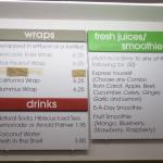 Nature's Express Menu, Berkeley