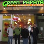 Our final destination ... dinner at Green Papaya, Berkeley