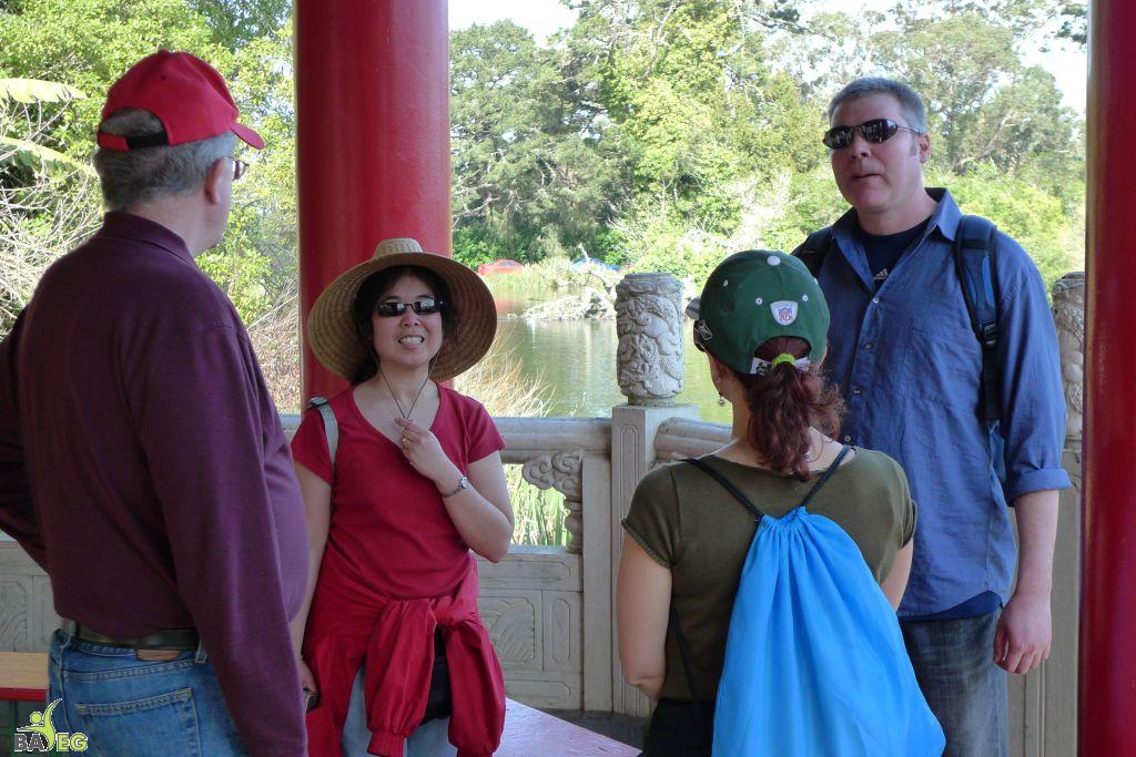 Inside the Chinese Pagoda at Golden Gate Park