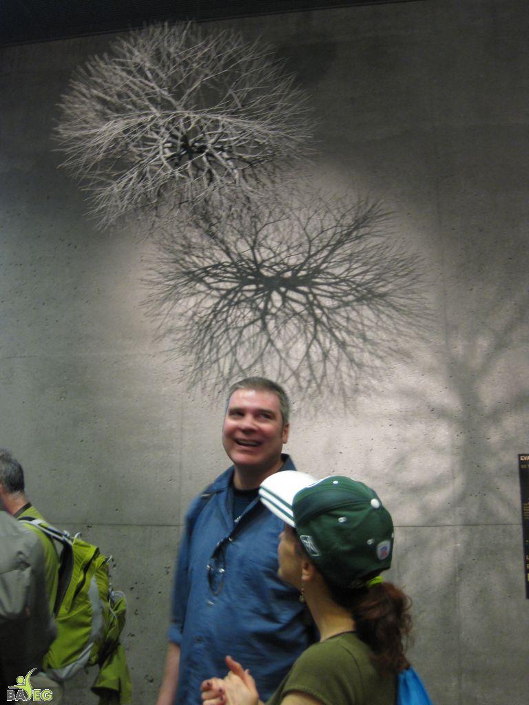Our tour guide Mat leading us up to the tower at Golden Gate Park
