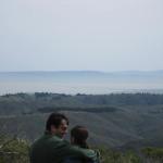 Great view from the top!  That's the San Mateo bridge in the distance