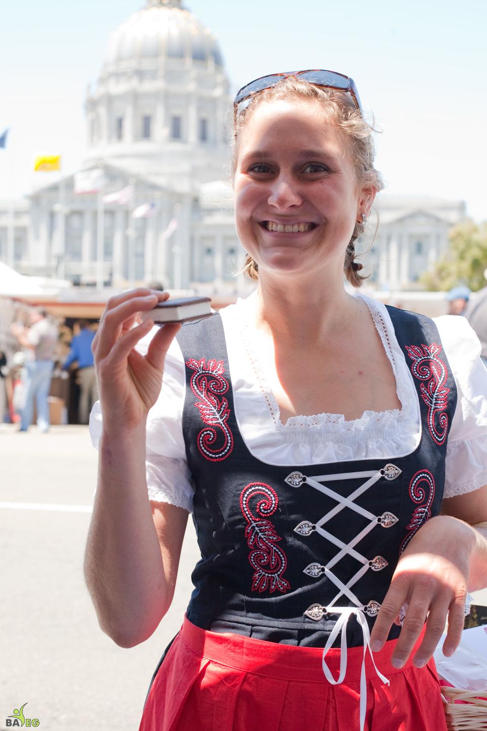 At the BAVeg Booth - SF LGBT Pride 2010