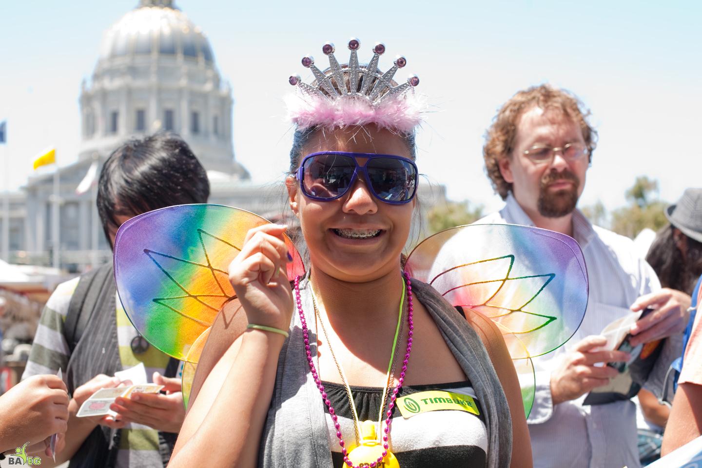 At the BAVeg Booth - SF LGBT Pride 2010