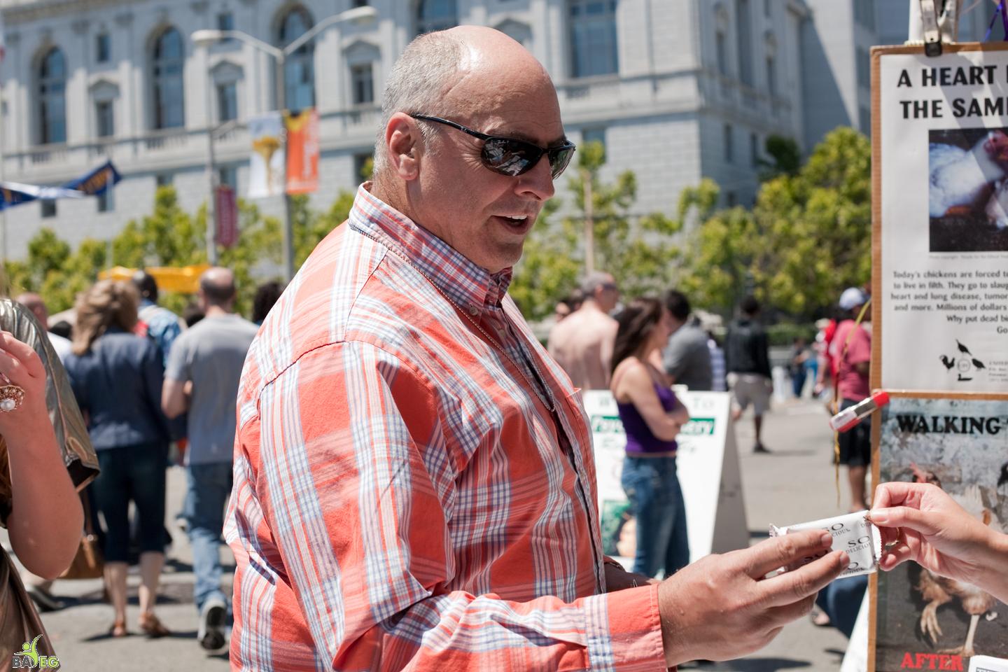 BAVeg LBGT Pride 2010 Outreach booth