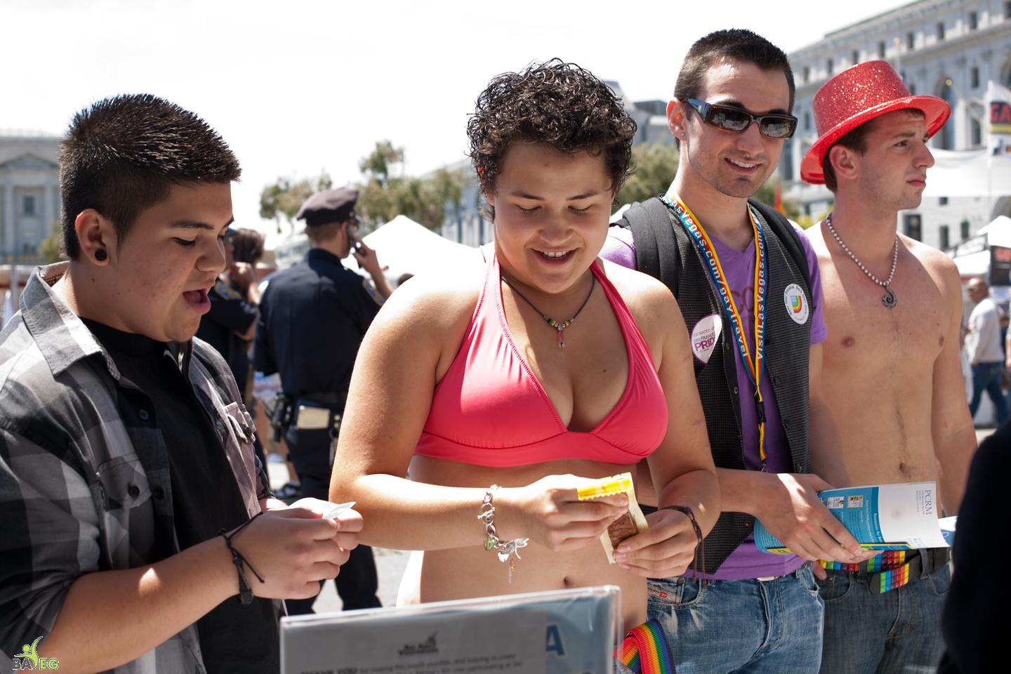 BAVeg Outreach booth - LBGT Pride 2010 
