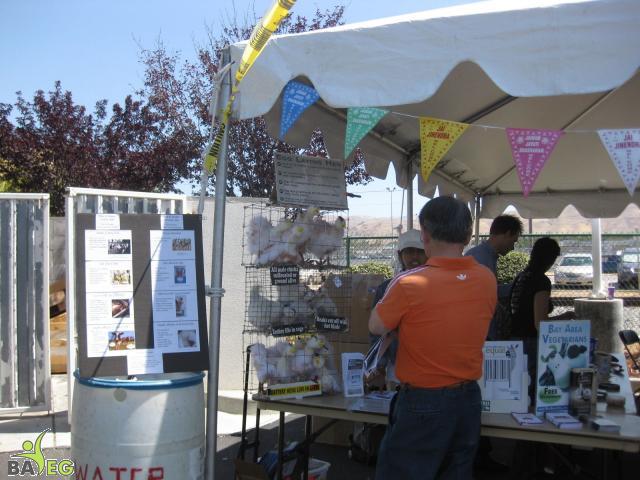 BAVeg booth at the JCNC 10th Anniversary celebration
