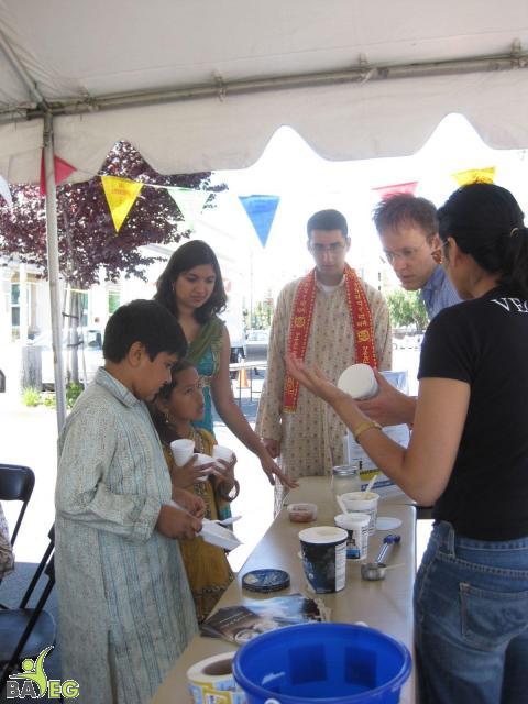 BAVeg booth at the JCNC 10th Anniversary celebration