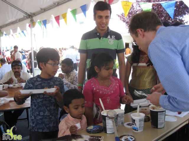 BAVeg booth at the JCNC 10th Anniversary celebration