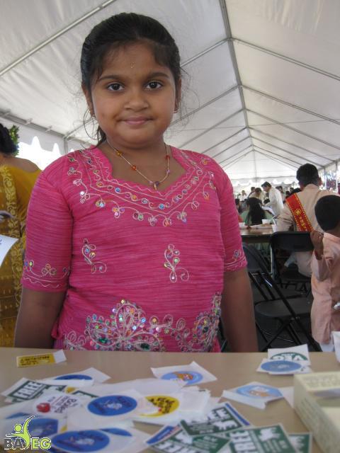 BAVeg booth at the JCNC 10th Anniversary celebration