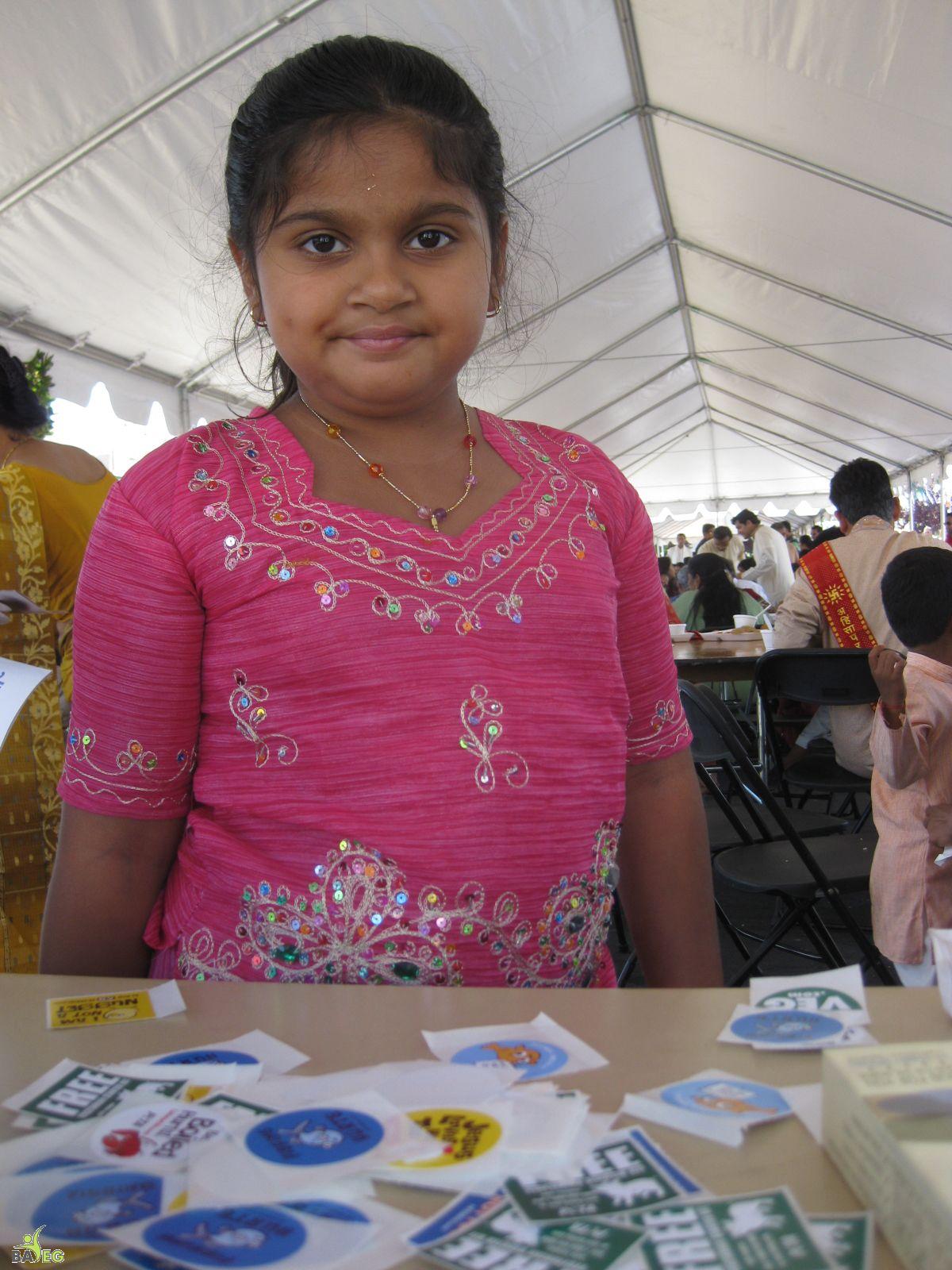 BAVeg booth at the JCNC 10th Anniversary celebration