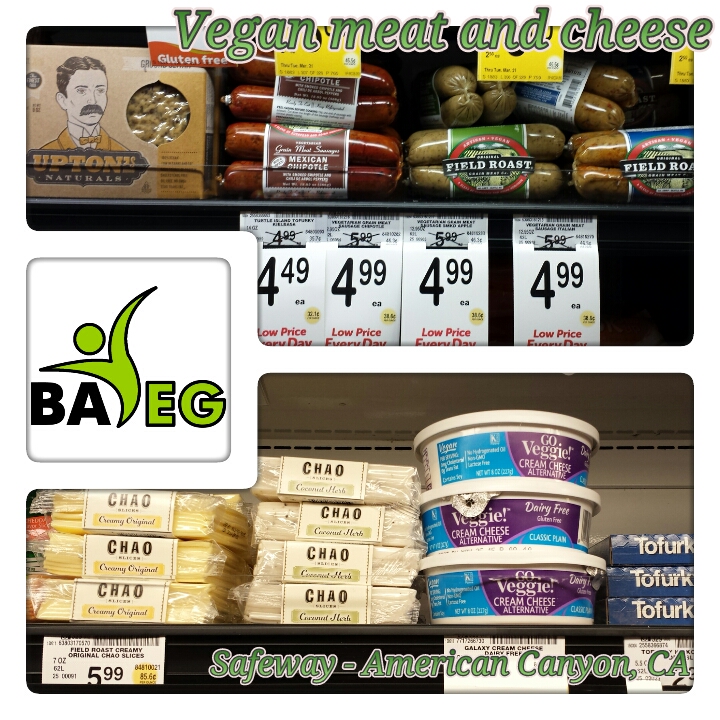 Vegan Meat and Cheese at Safeway