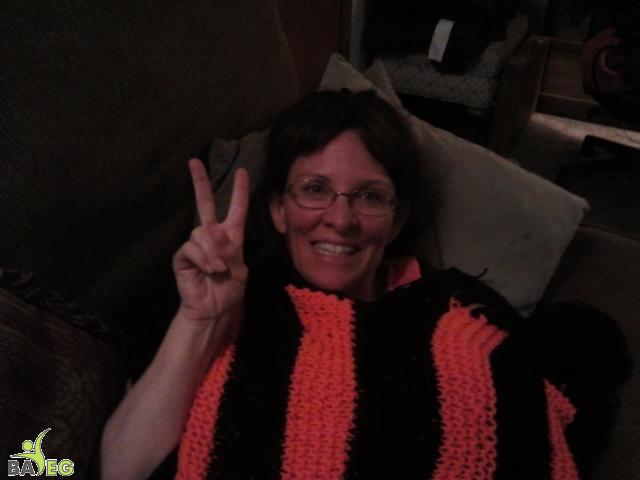 Giants team shawl