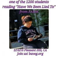 One of the 1200 students reached at Diablo Valley College