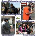 Over 400 seeds of compassion planted at Vallejo Farmer's Market