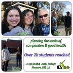Over 2000 students reached at Diablo Valley College