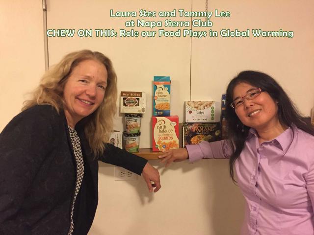 Presenters at the Napa Sierra Club CHEW ON THIS event