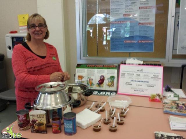 Paula, our volunteer chef