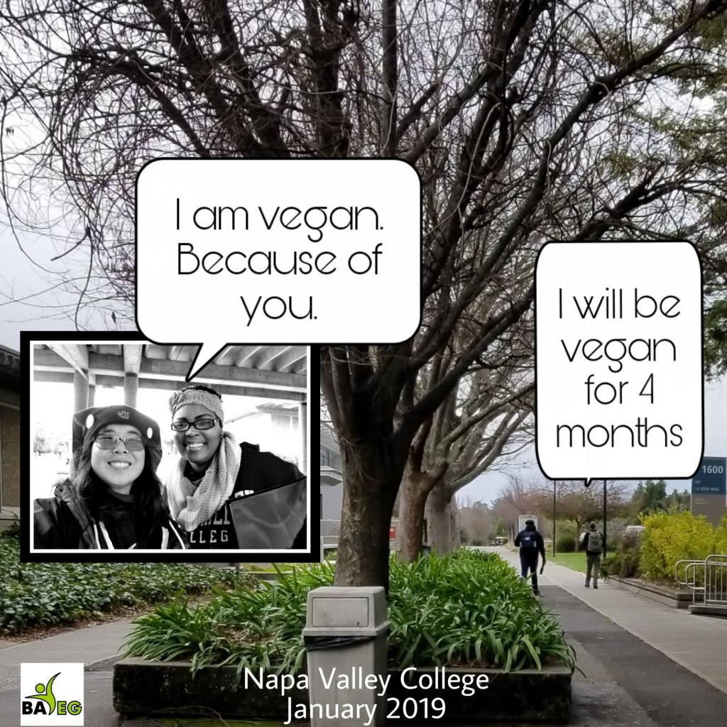 Outreach at Napa Valley College, January