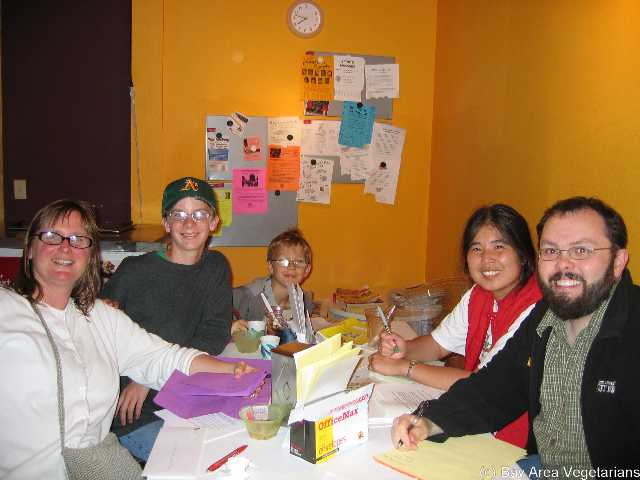 Letter Writing Party - MaggieMudd San Francisco - August 2004.  Happens monthly, see event calendar for details.