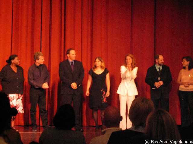 Folks featured in Peaceable Kingdom with (far right) James & Jenny, the producer & director of PK respectively