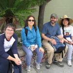 Regina, Paula, Warren, and Tammy... detoured into civilization by walking to downtown HMB