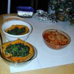 stuffed squash and aloo gobi