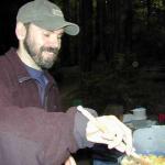 Saturday breakfast chef stirs up scrambled tofu