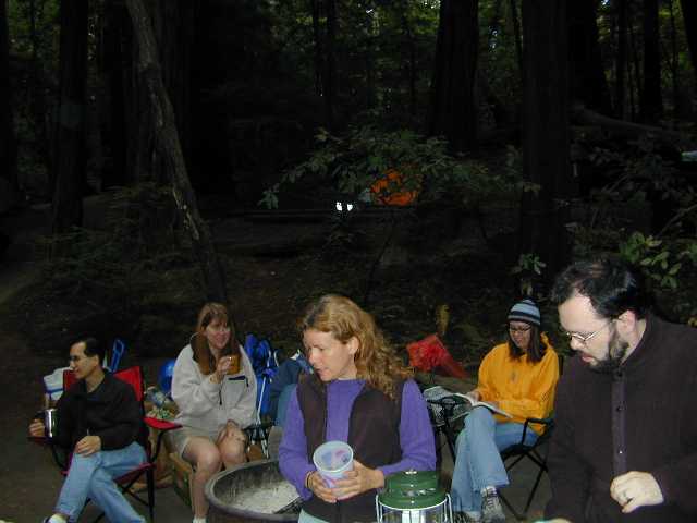 Residents of the Butano Vegan Villiage