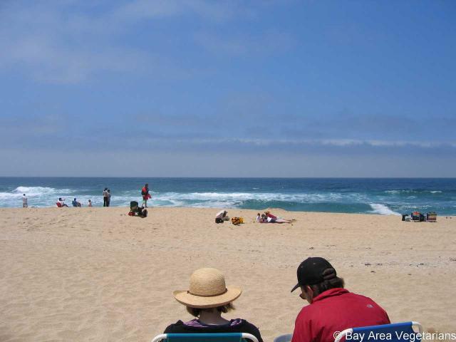Sun, sand, and blue ocean waves