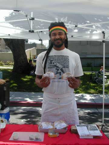 Raga Soul food vendor at Berkeley Farmers Market
