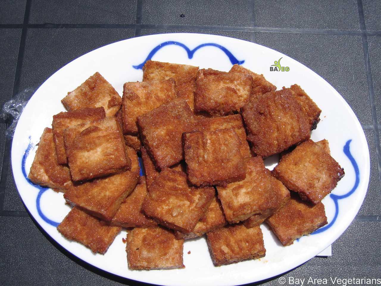 Marinated tofu
