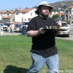 Chris rushing back with more burgers