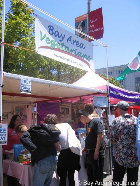 BAVeg booth at SF GLBT Pride 2007