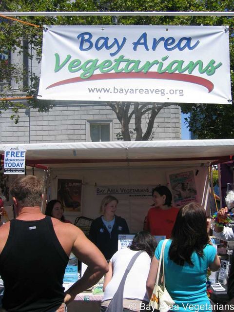 BAVeg booth at SF LGBT Pride 2007