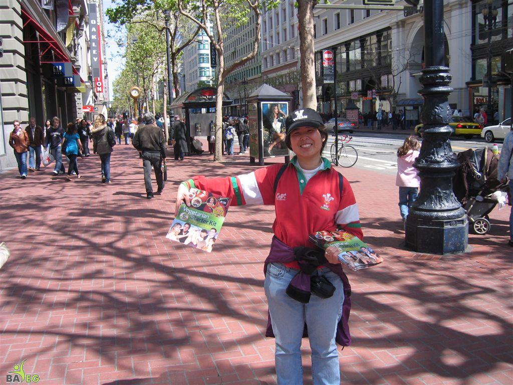 Have a Heart, GO VEG LEAFLETING April 2008