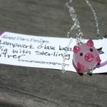 "Pig" Glass Bead