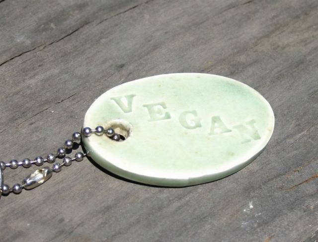 "Vegan" Keychain