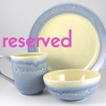 "Vegan" dish set