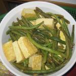 Tofu & green beans