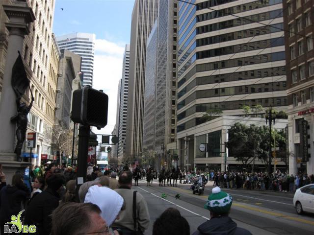 The crowd is waiting for the parade