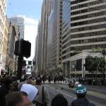 The crowd is waiting for the parade